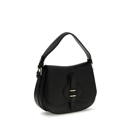 Black Calf Leather Bos Taurus Shoulder Bag