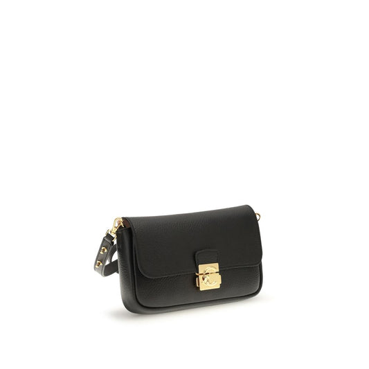 Black Calf Leather Bos Taurus Clutch Bag