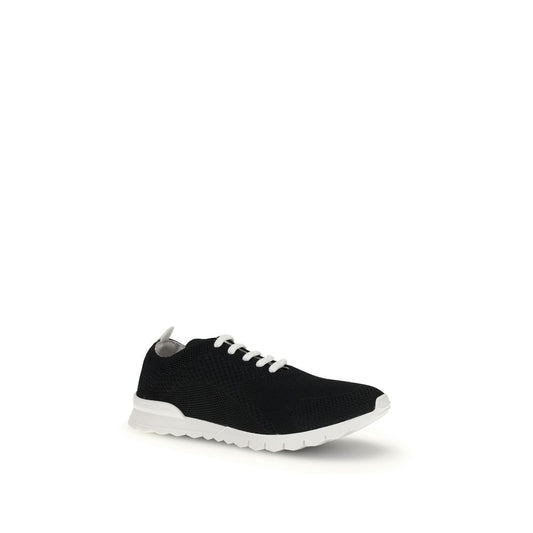 Black Rubber Athletic Sneakers