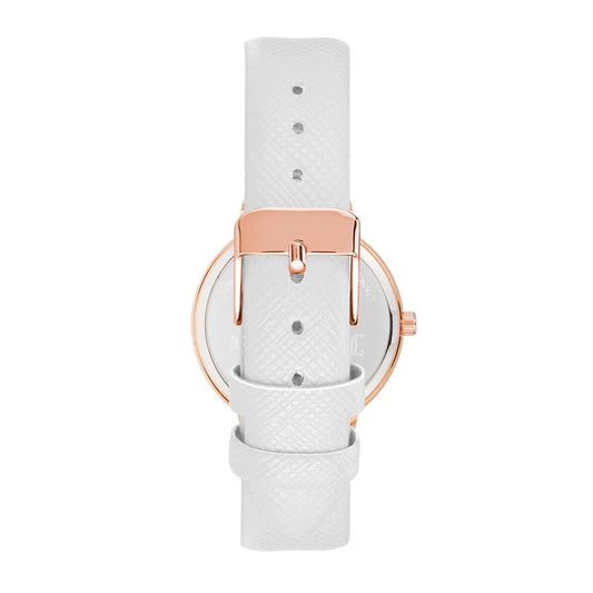 White Plastic Dress Watch