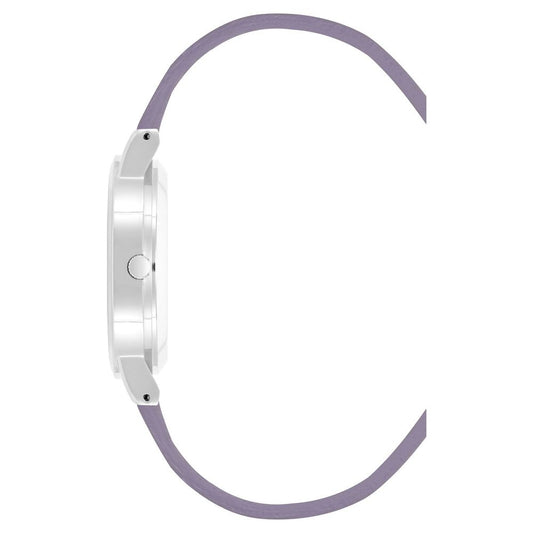 Purple Plastic Dress Watch