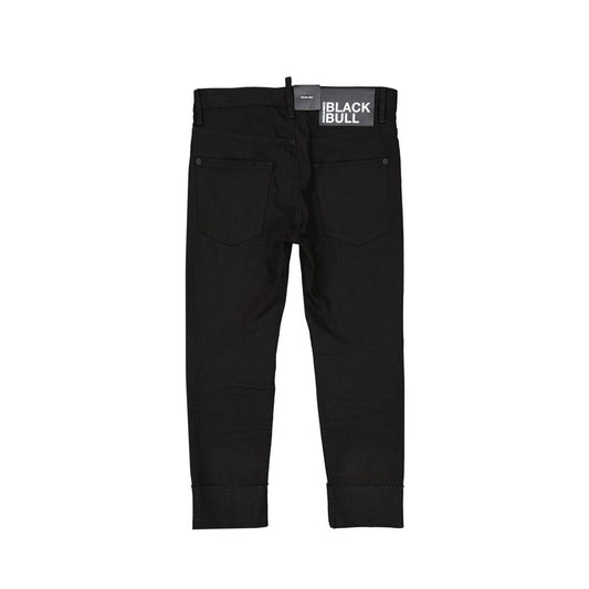 Black Cotton Jeans Denim