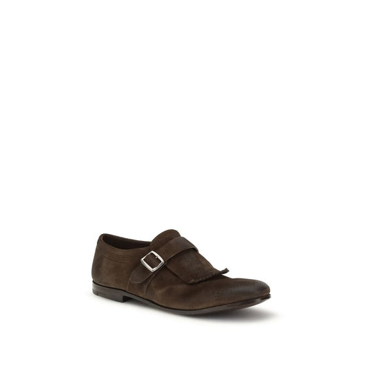 Brown Suede Leather Slip-On Loafers