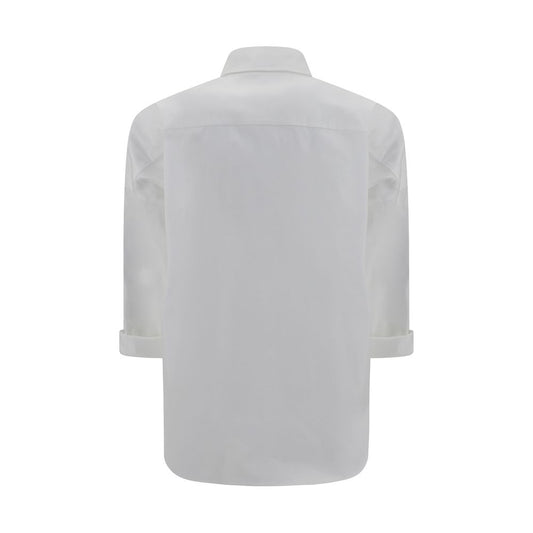 White Cotton Dress Shirt