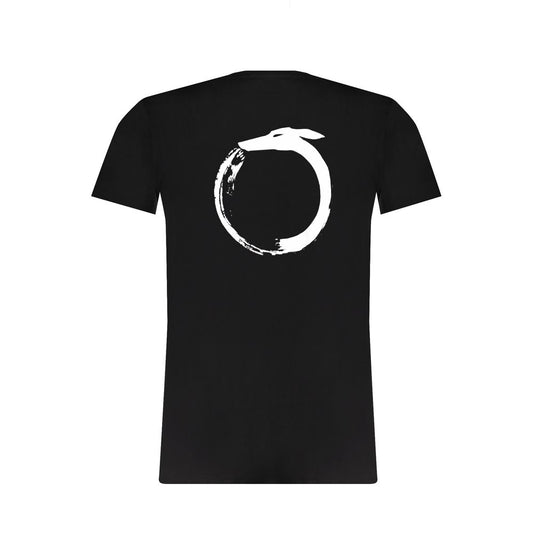 Black Cotton Men's T-Shirt