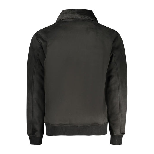 Nero Poliuretano Men Jacket