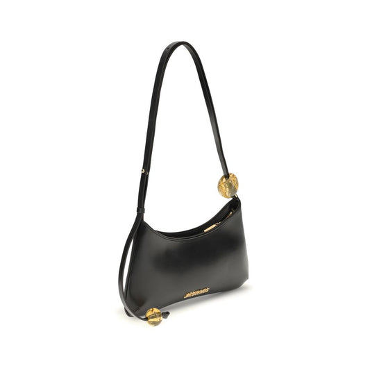 Black Calf Leather Bos Taurus Shoulder Bag