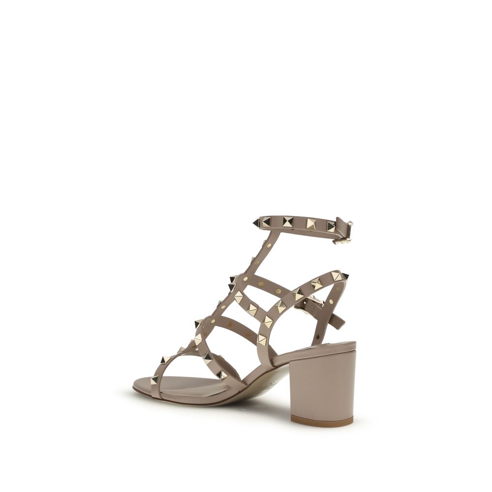 Multicolor Calf Leather Bos Taurus Platform Sandals
