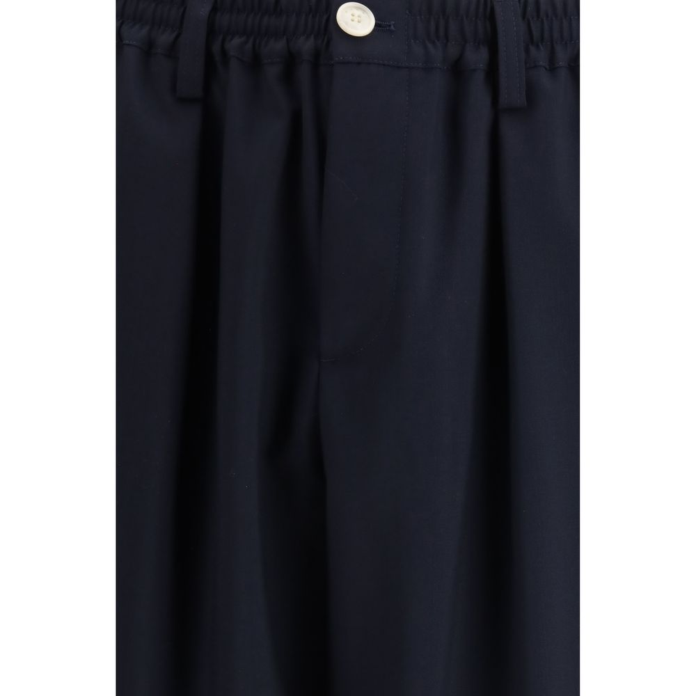 Blue Wool Oves Aries Casual Pants