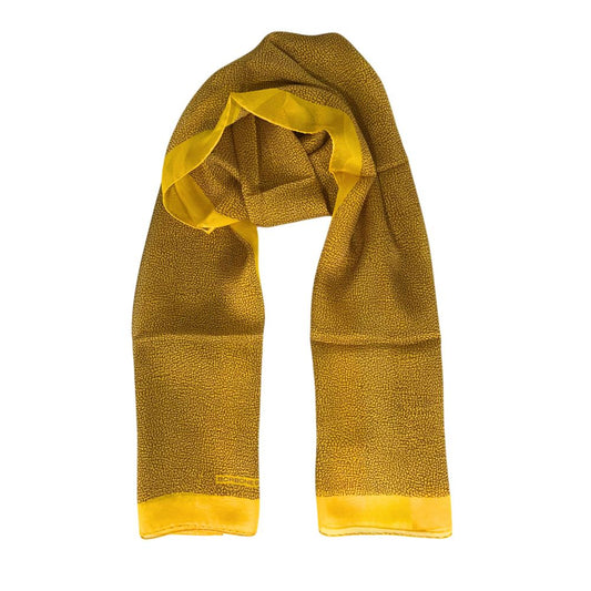 Yellow Silk Women Scarf