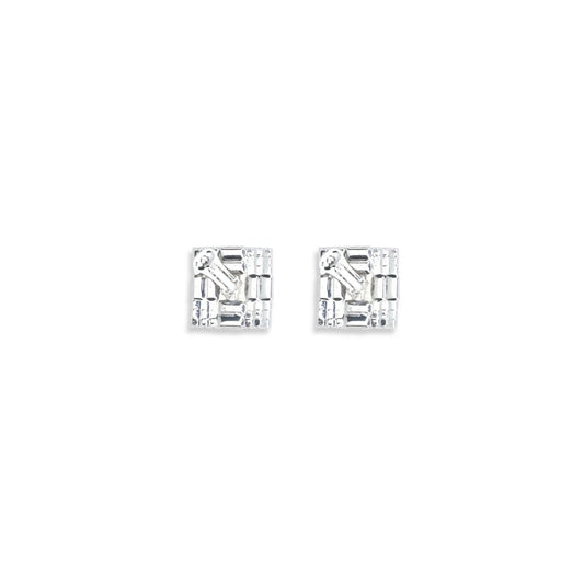 Silver Brass Earrings