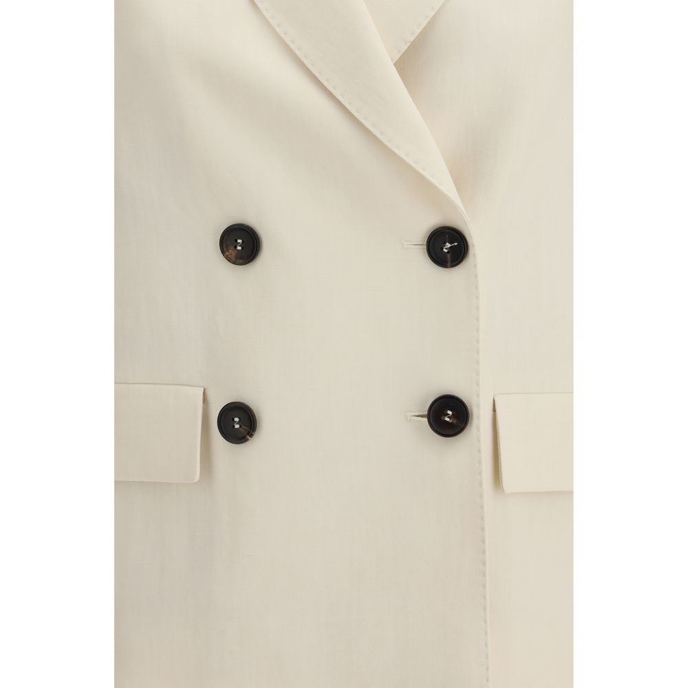 Beige Viscose Jacket
