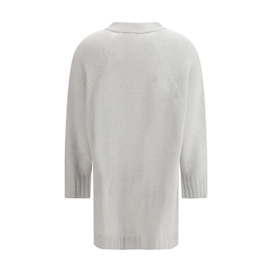 Gray Wool Cardigan