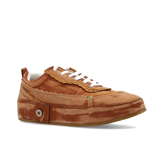 Brown Calfskin Sneakers