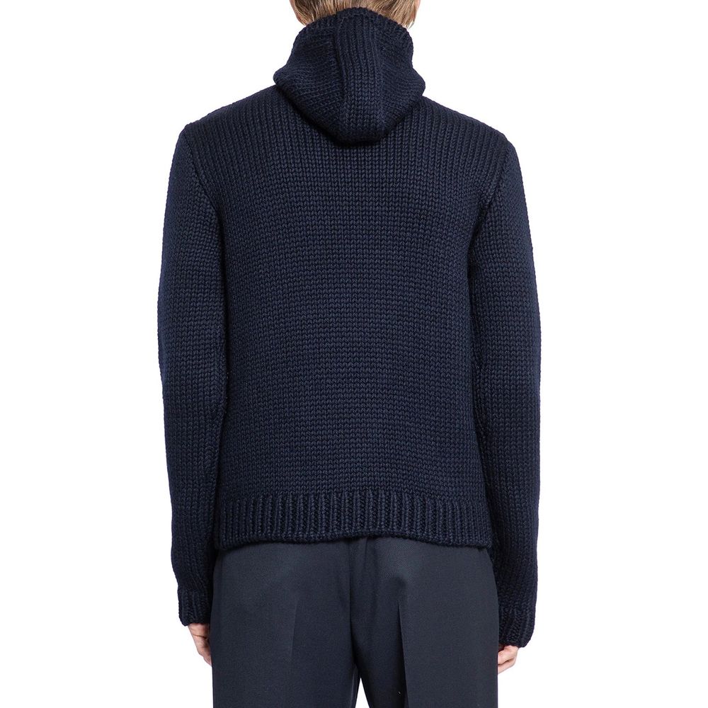 Blue Wool Sweatshirt