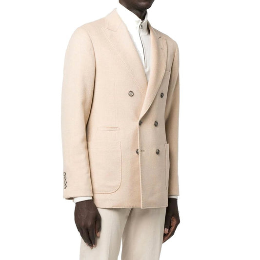 Beige Wool Blazer