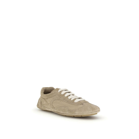 Beige Lamb Ovis Aries Aries Athletic Sneakers