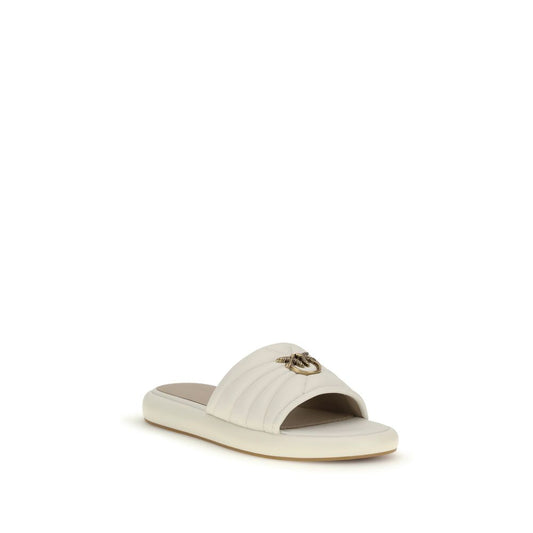 Beige Calf Leather Bos Taurus Sandals