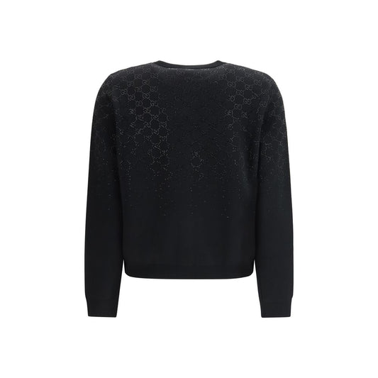 Black Wool Cardigan
