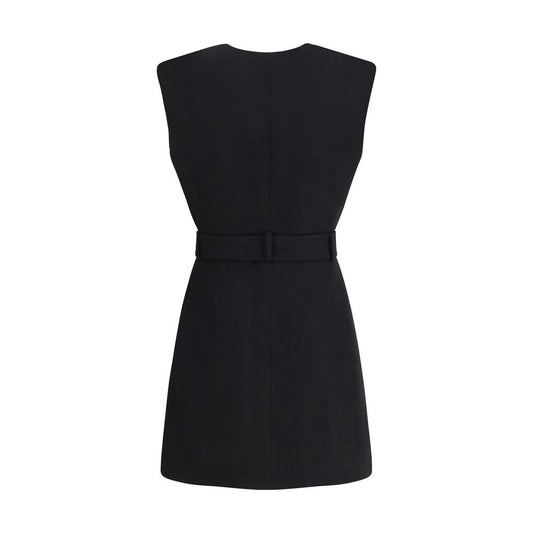 Black Fleece Wool Cocktail Dress