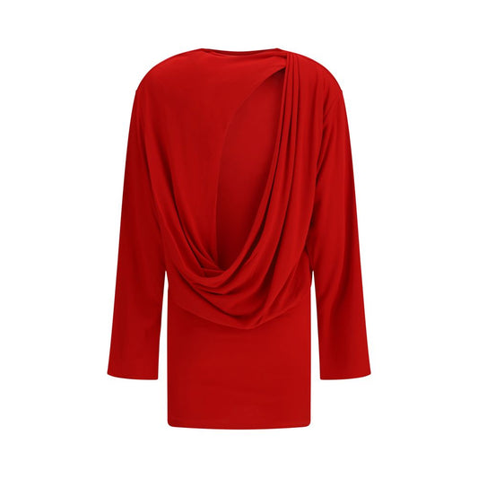 Red Viscose Cocktail Dress