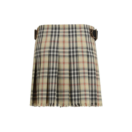 Multicolor Wool Oves Aries Mini Skirt