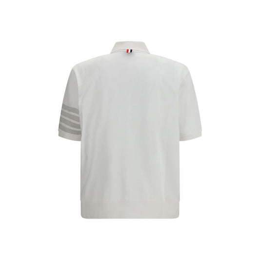 White Cotton Polo Shirt