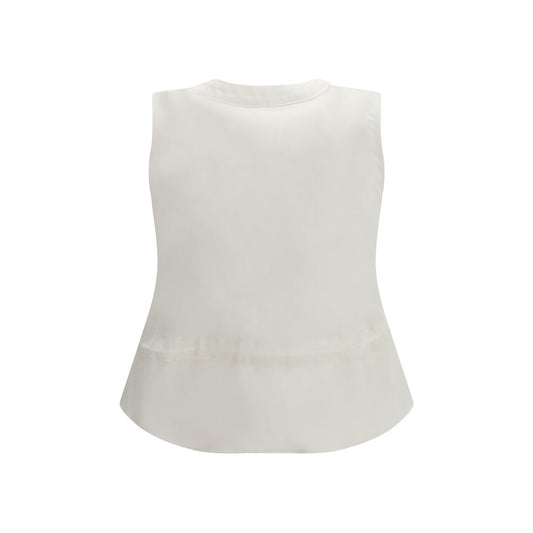 White Cotton Waistcoat