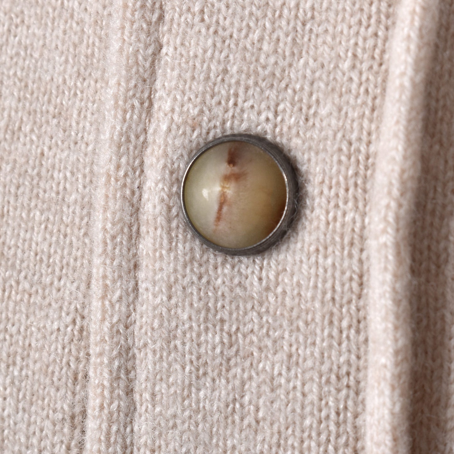 Beige Wool Dress Shirt