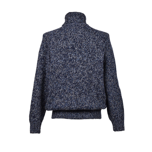 Blue Wool Sweatshirt