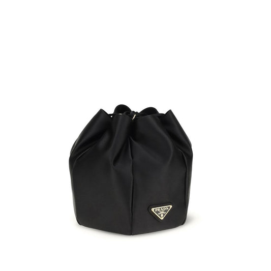 Black Silk Backet Bag