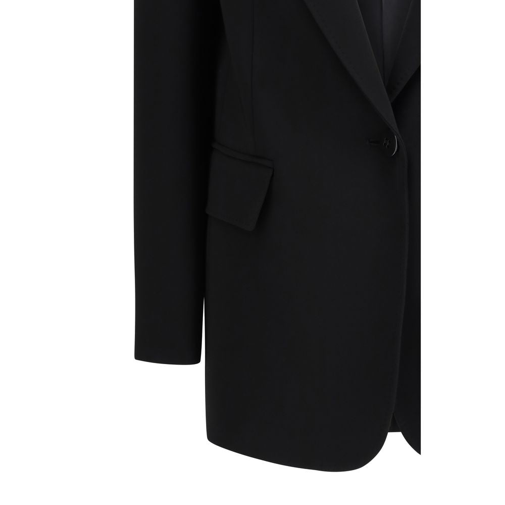 Black Triacetate Blazer