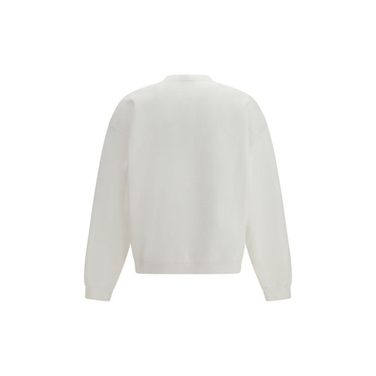 White Cotton Sweatshirt