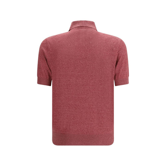 Multicolor Linen Polo Shirt