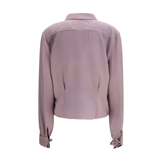 Purple Silk Shirt