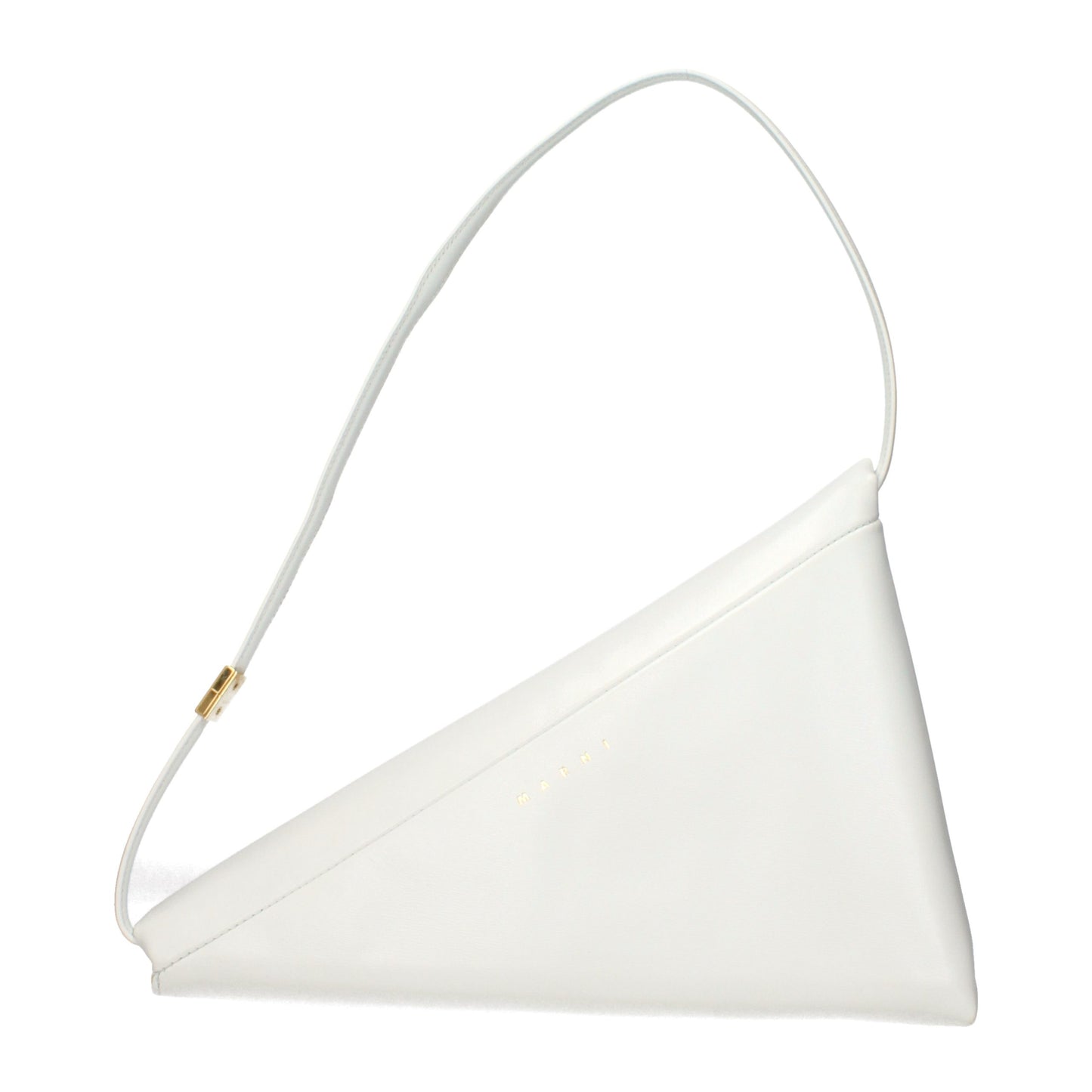White Leather Shoulder Bag