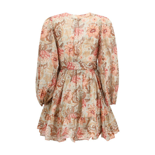 Multicolor Cotton Casual Dress