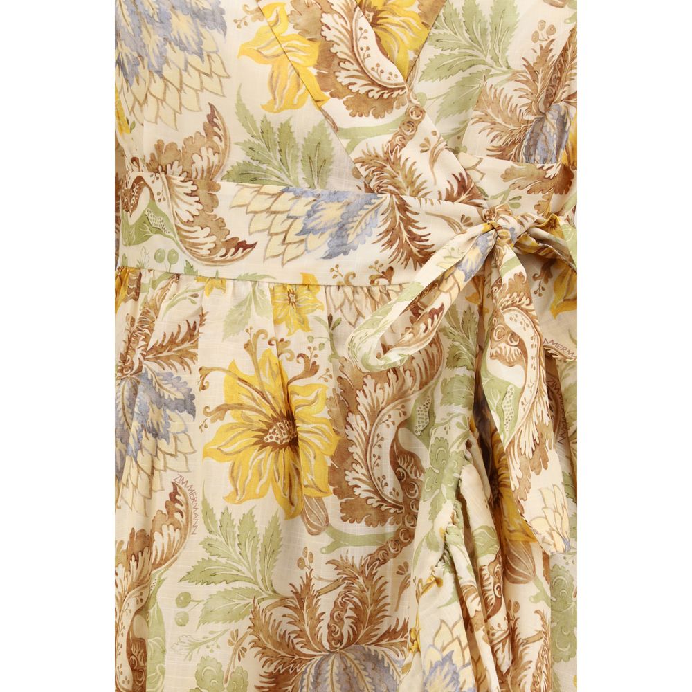 Multicolor Cotton Casual Dress
