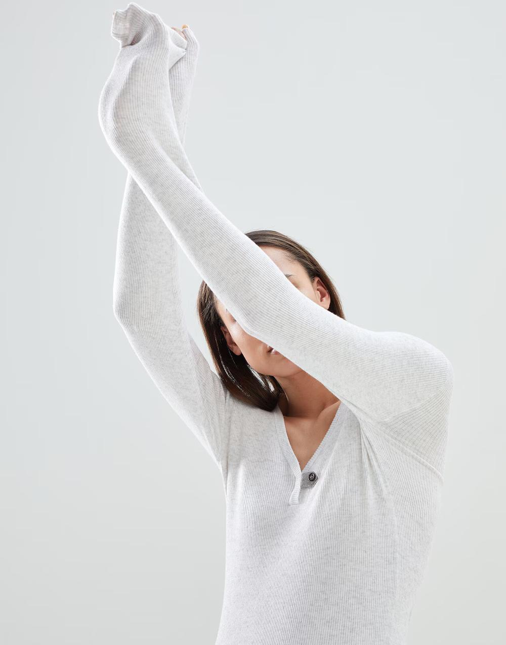 White Cashmere Blouse