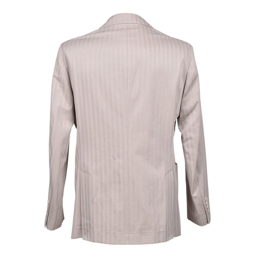 Brown Cotton Two-Piece Suit