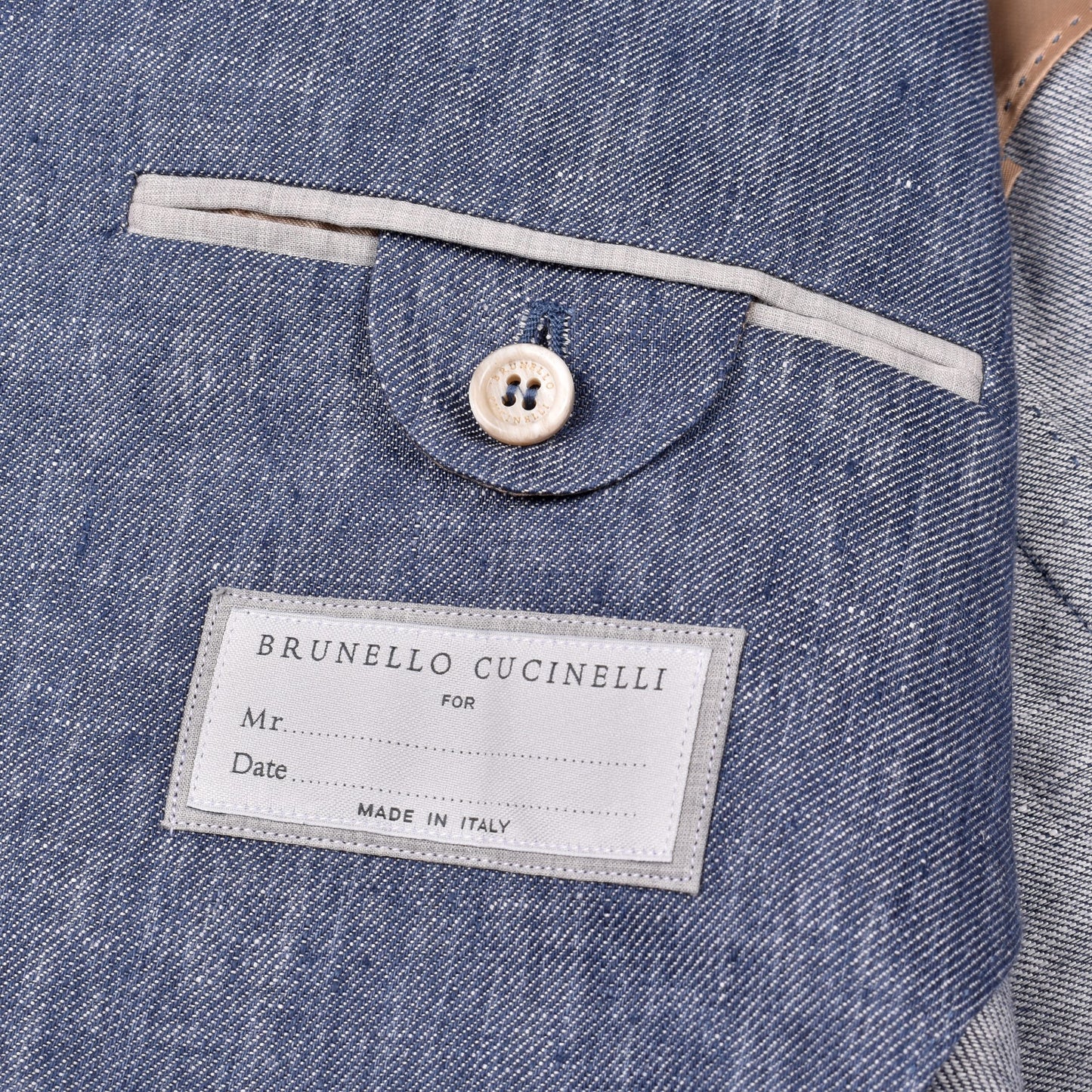 Blue Linen Blazer