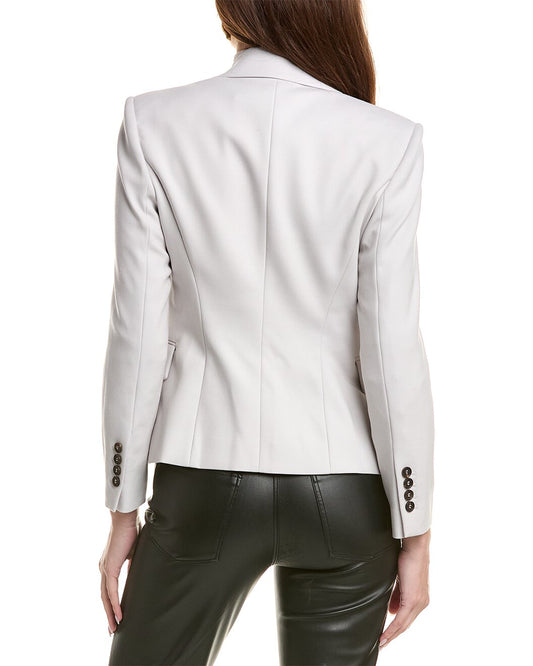White Wool Blazer