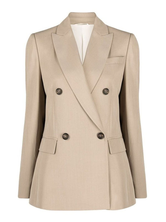 BRUNELLO CUCINELLI Beige Viscose Blazer