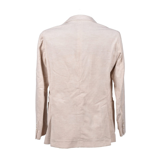 Beige Cotton Blazer