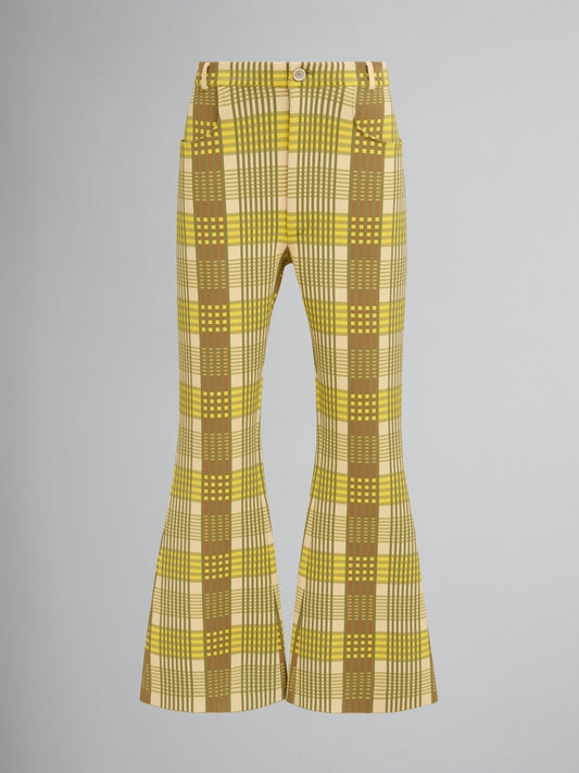 Yellow Fibres Flared Pants