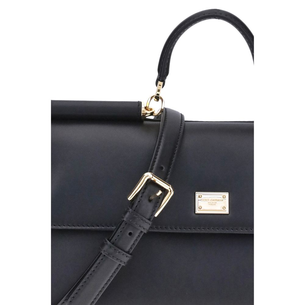 Black Calf Leather Bos Taurus Shoulder Bag