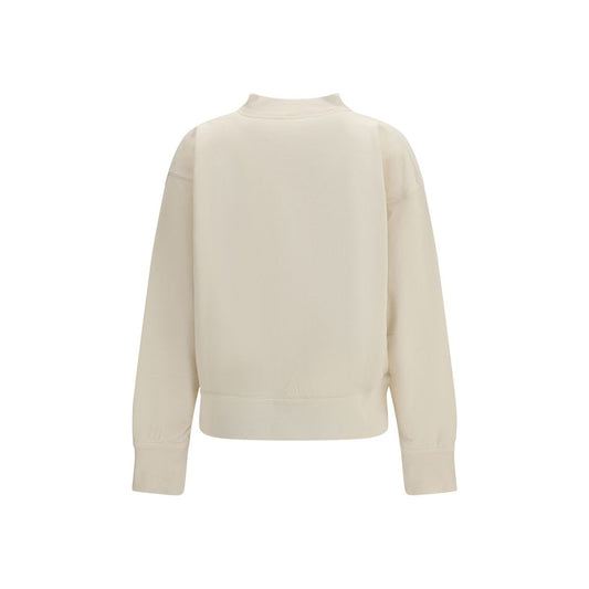 Beige Cotton Sweatshirt