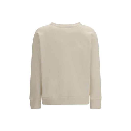Beige Cotton Sweatshirt