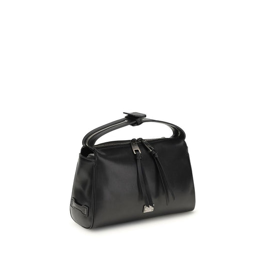 Black Calf Leather Bos Taurus Handbag
