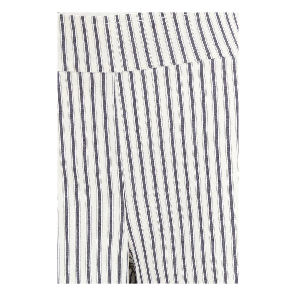 Multicolor Viscose Casual Pants